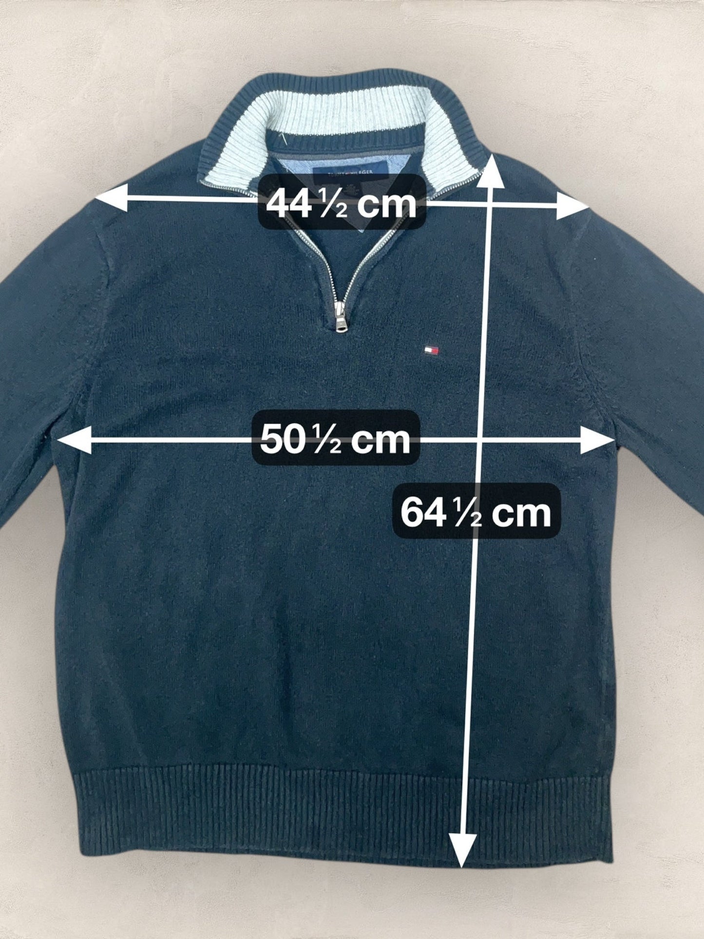 1/4 zip Homme Tommy Hilfiger Noir S Ref:3642 - Noir - S - amifrip