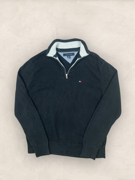 1/4 zip Homme Tommy Hilfiger Noir S Ref:3642 - Noir - S - amifrip
