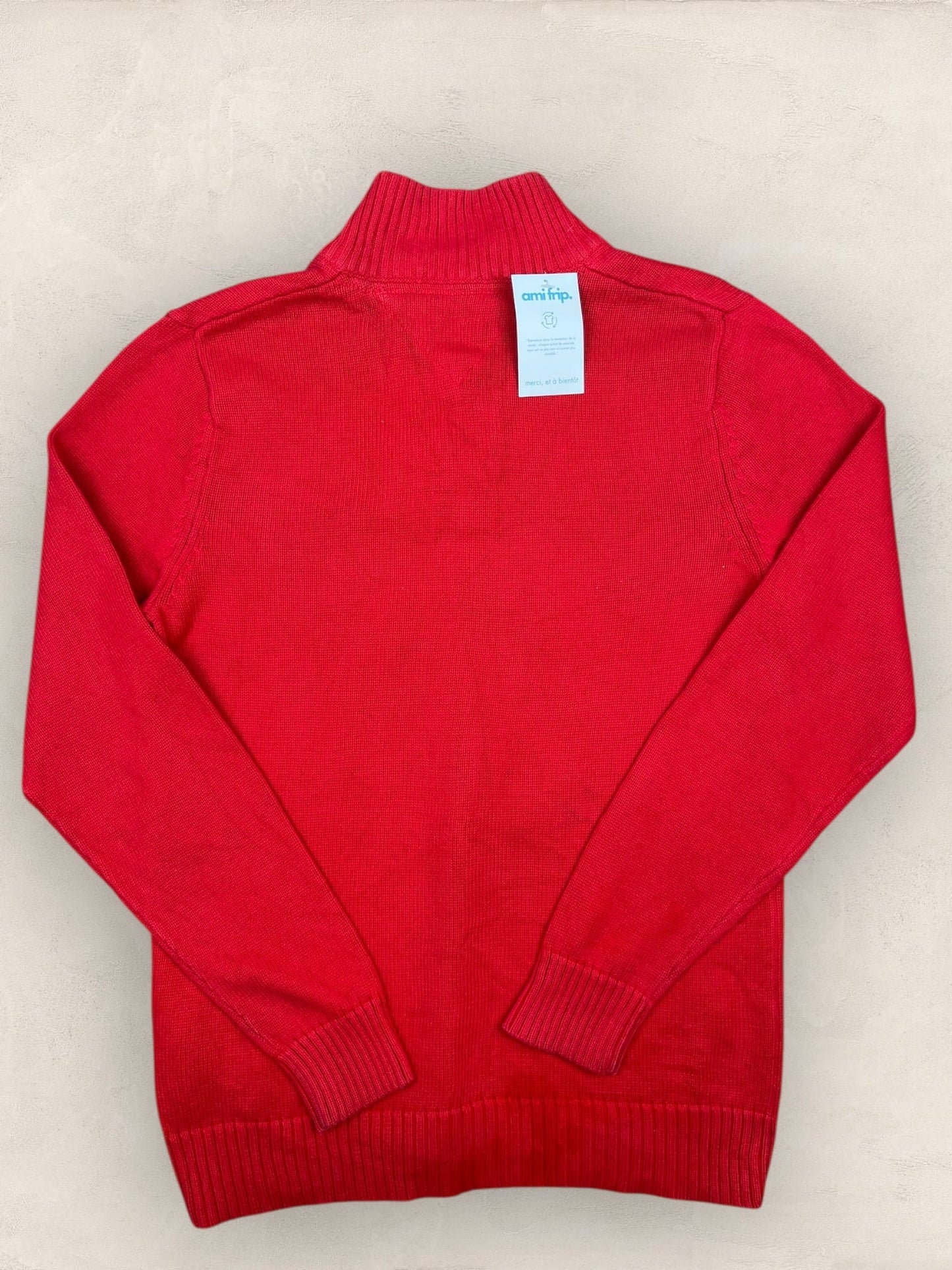 1/4 zip Homme Tommy Hilfiger Rouge M Ref:3626 - Rouge - M - amifrip