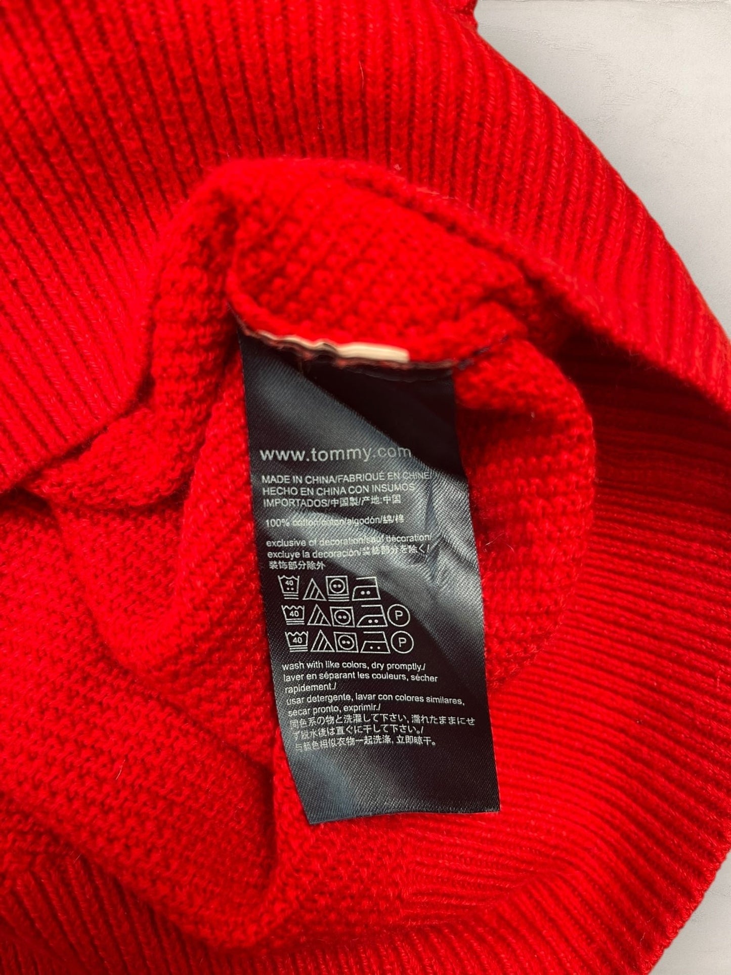 1/4 zip Homme Tommy Hilfiger Rouge M Ref:3684 - Rouge - M - amifrip