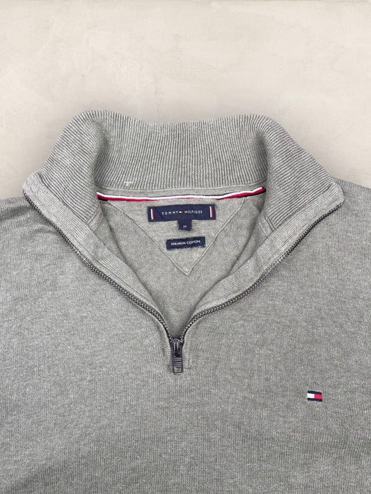 1/4 zip Homme Tommy Hilfiger Vert M Ref:3629 - Vert - M - amifrip