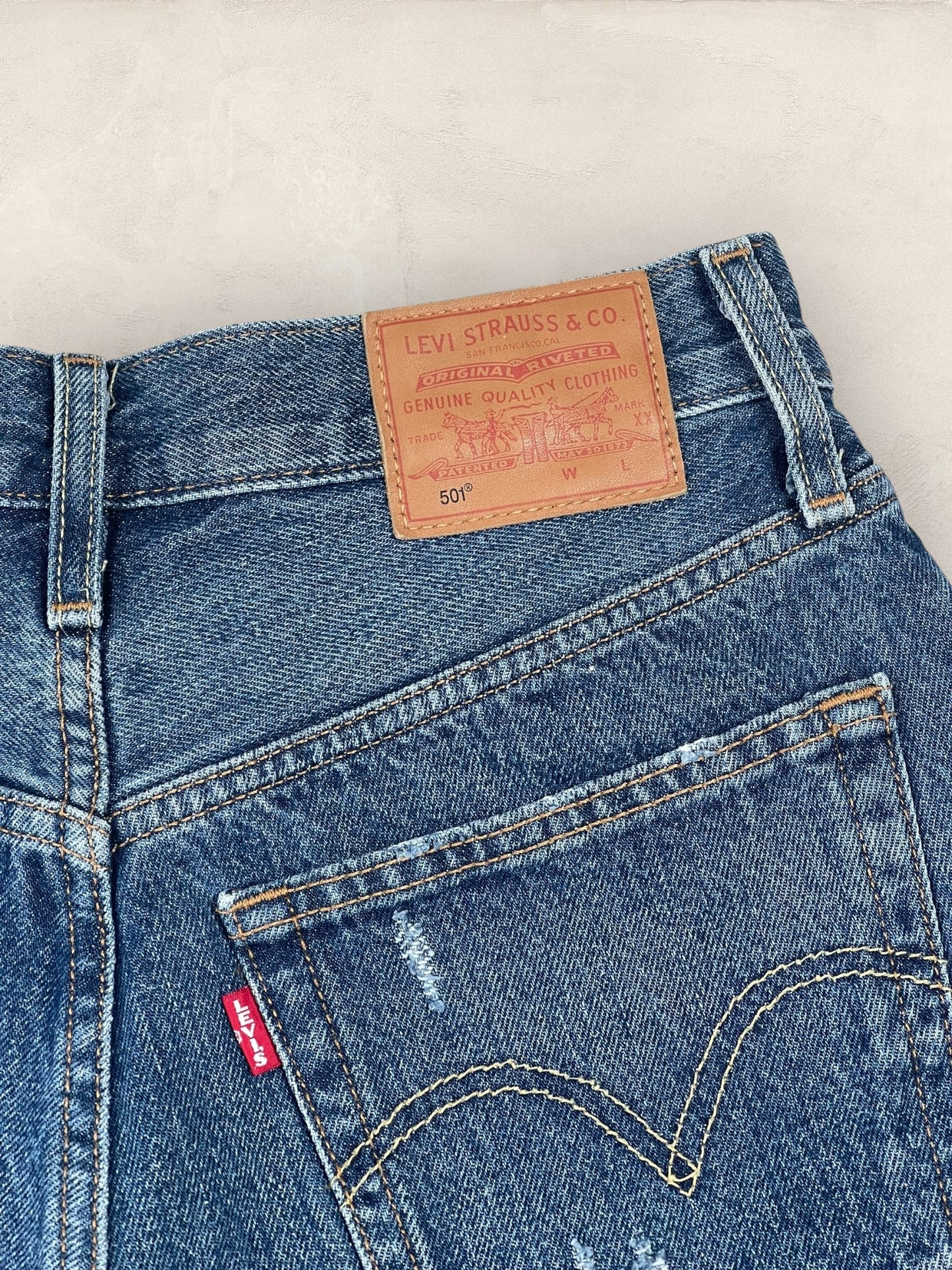 Short Levi’s Bleu W25 Femme Ref: 2749