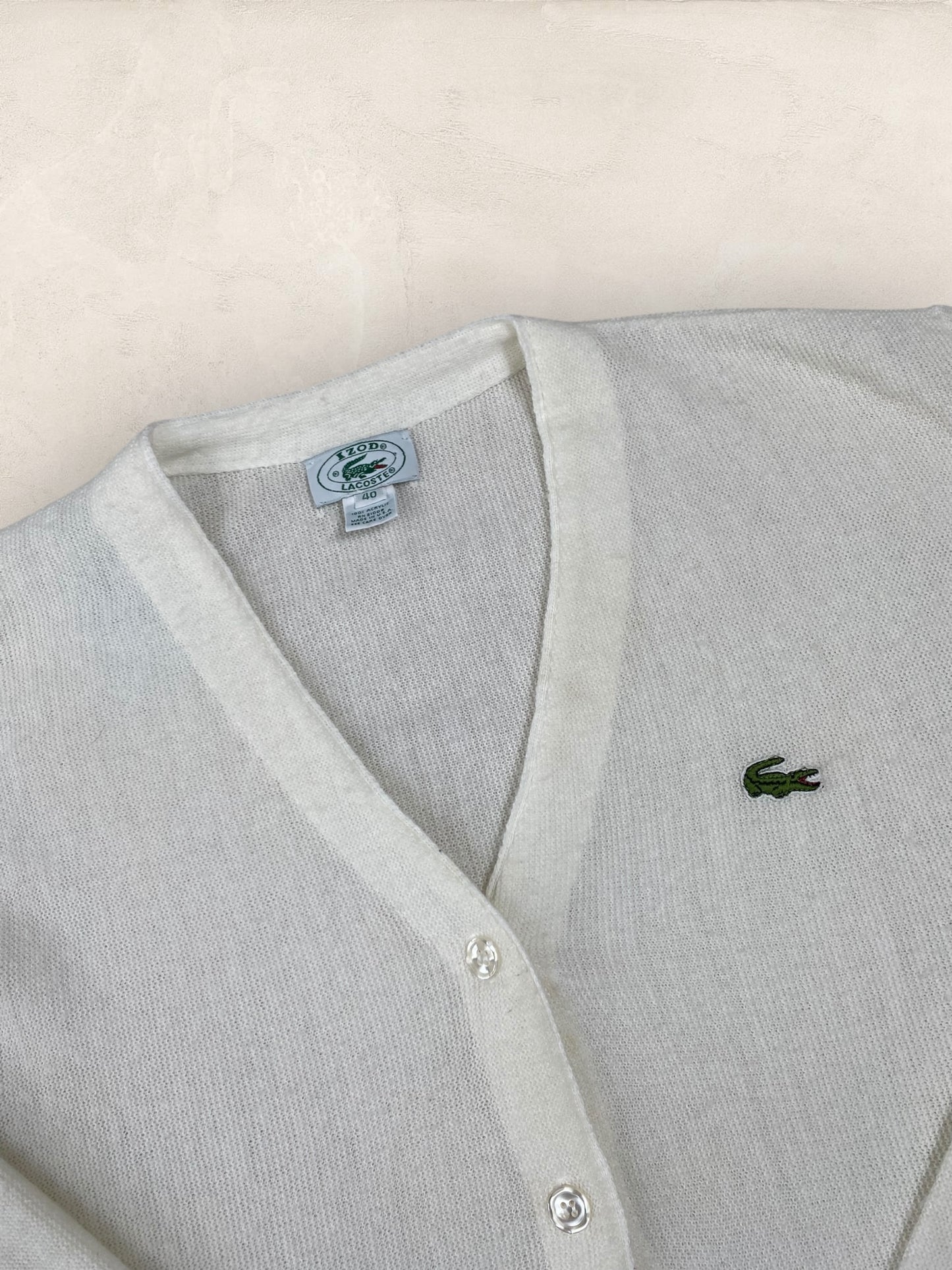 Cardigan Femme Lacoste BLANC S Ref:2859