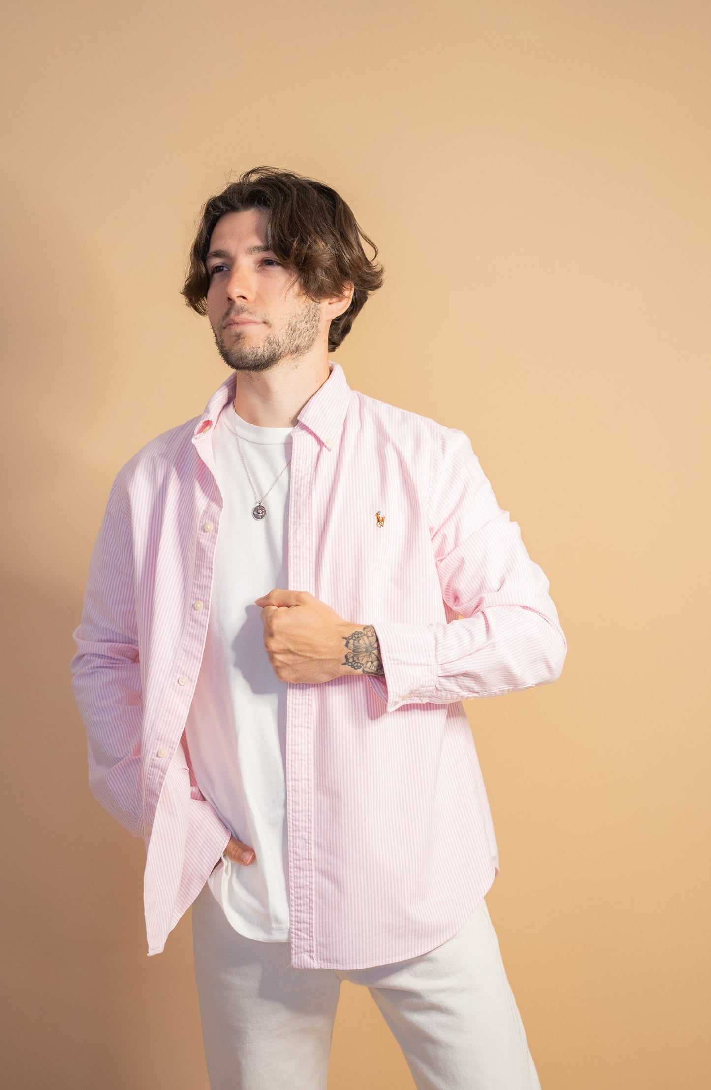 Chemise Rose Ralph Lauren Homme #1000