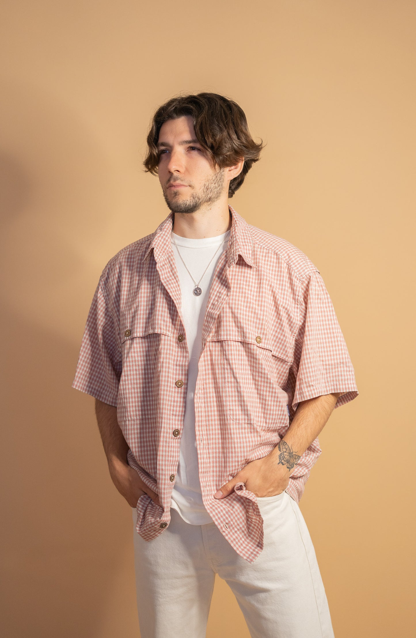 Chemise Rouge Patagonia Homme #971