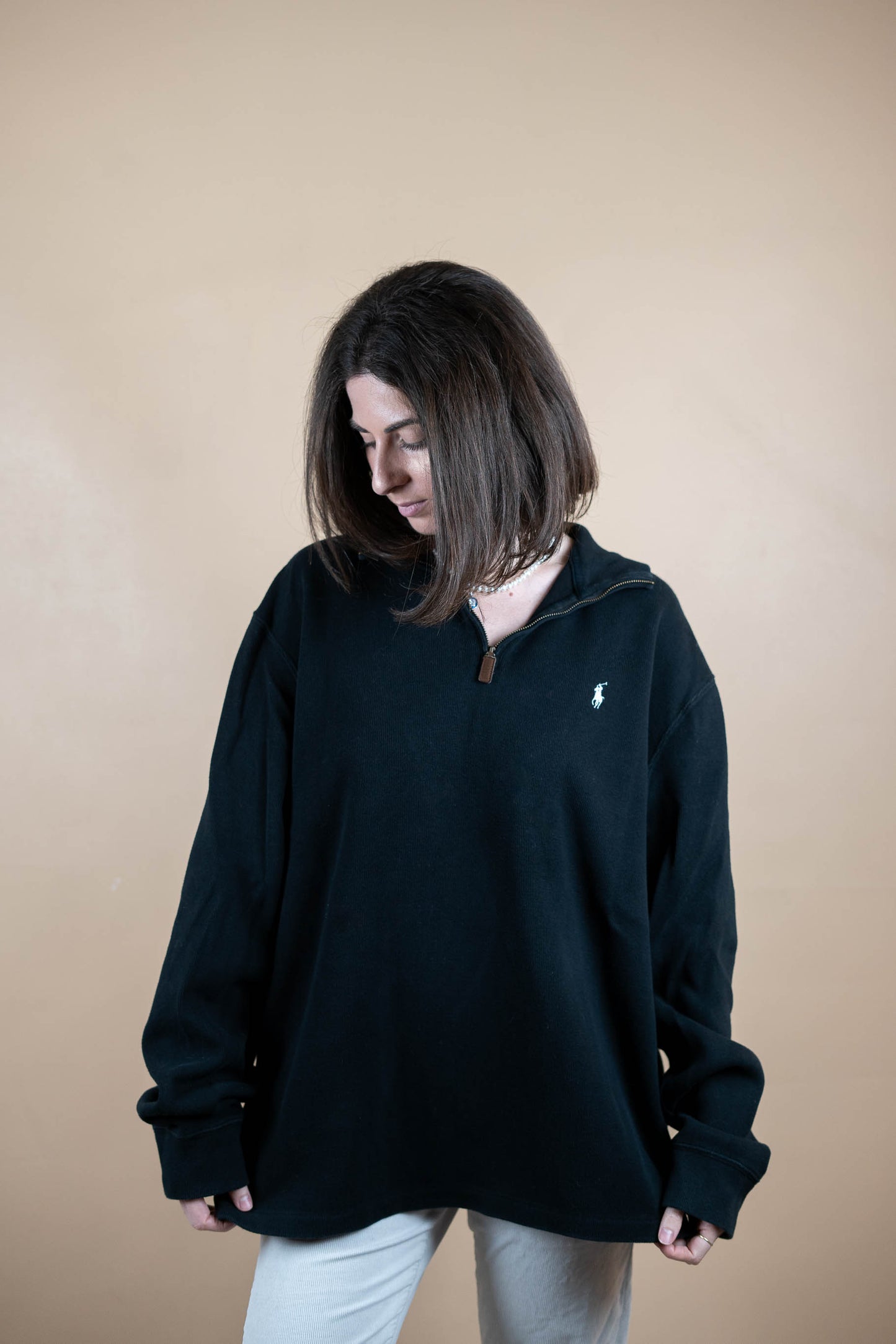 half-zip ralph lauren femme - amifrip - friperie