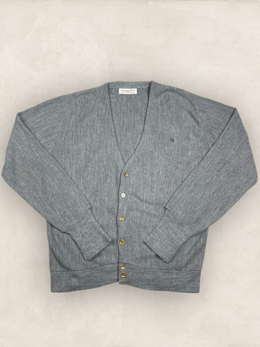 Cardigan Christian Dior Ref: 2525 - GRIS - L - amifrip - Friperie en ligne et vêtements vintage