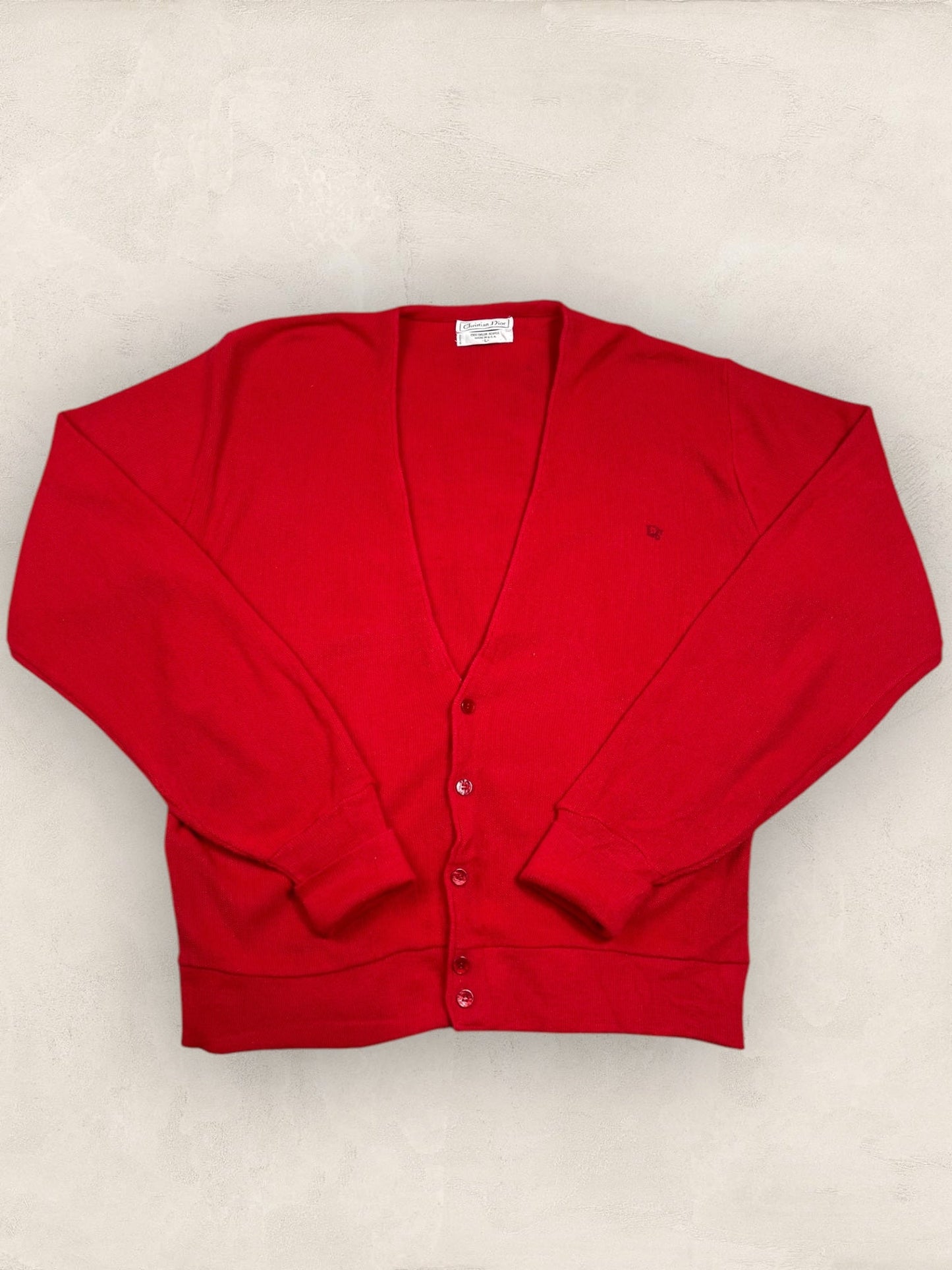 Cardigan Christian Dior Ref: 2538 - ROUGE - L - amifrip - Friperie en ligne et vêtements vintage