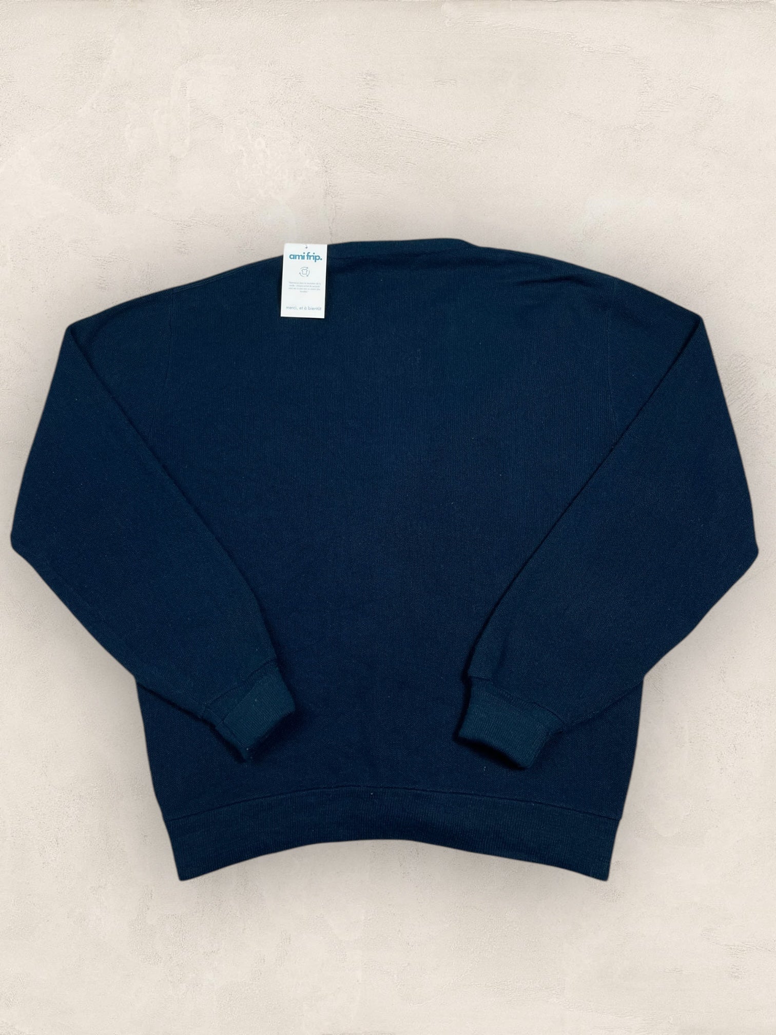 Cardigan Christian Dior Ref: 2539 - BLEU MARINE - L - amifrip - Friperie en ligne et vêtements vintage
