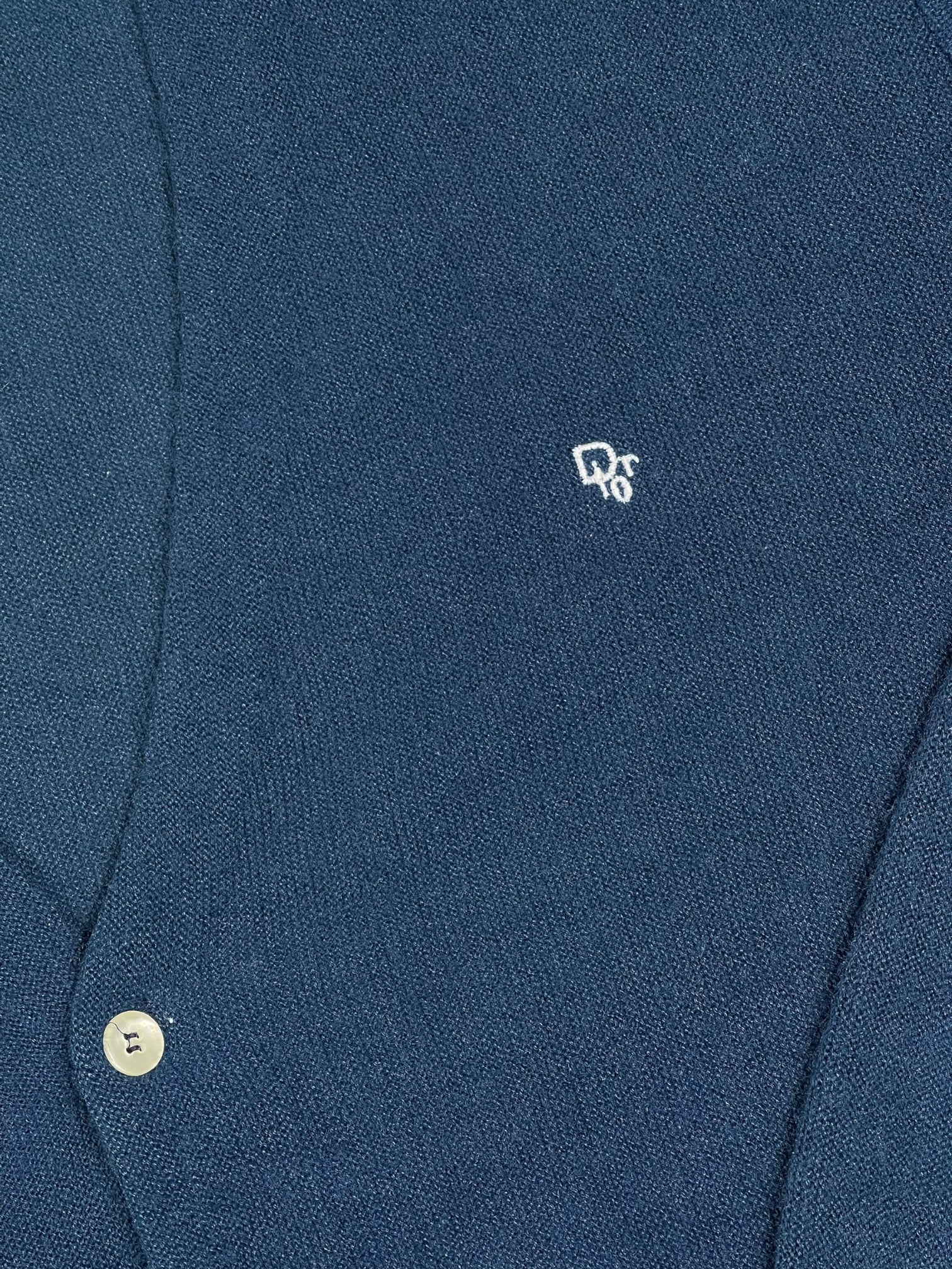 Cardigan Christian Dior Ref: 2539 - BLEU MARINE - L - amifrip - Friperie en ligne et vêtements vintage