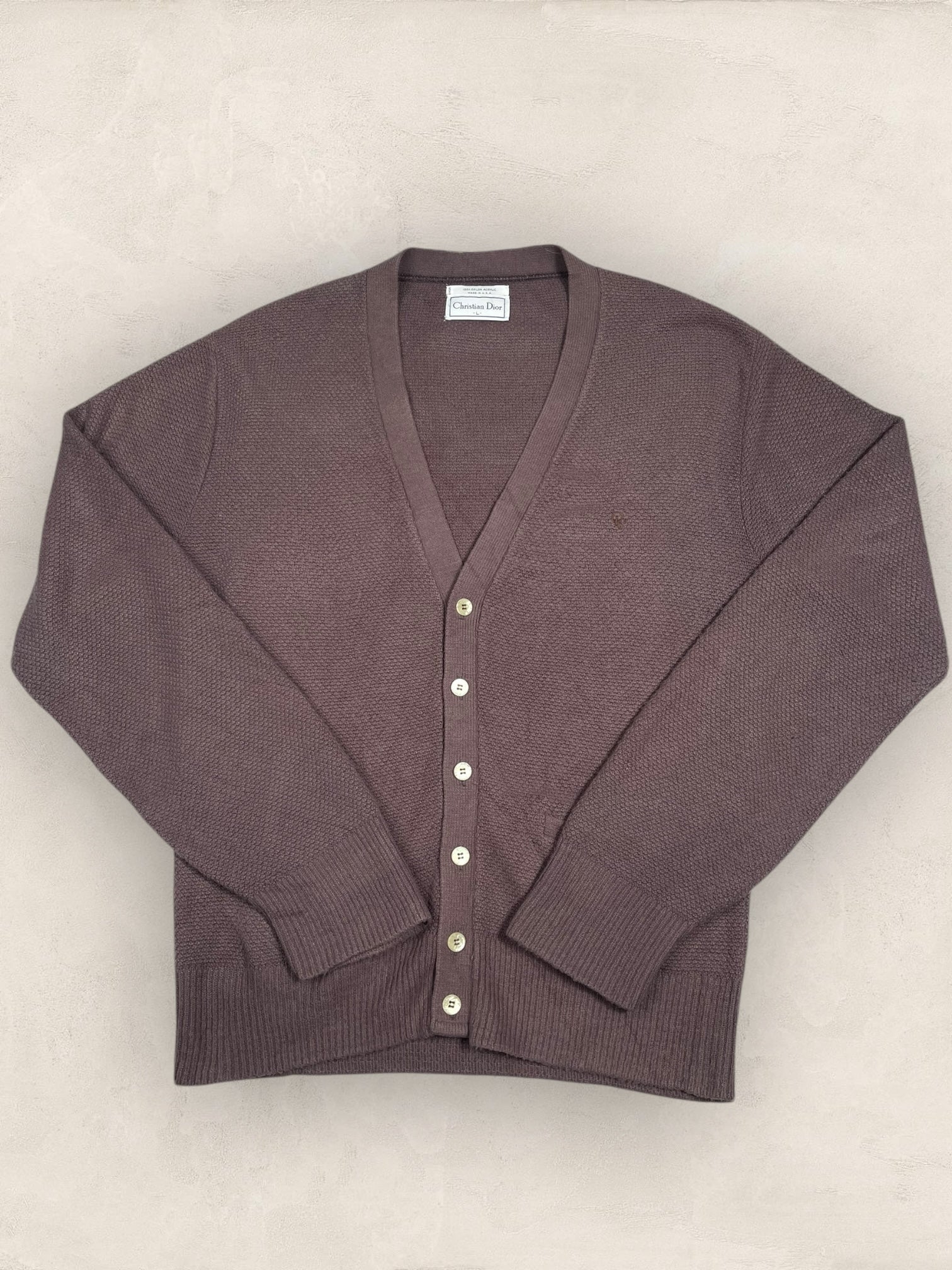 Cardigan Christian Dior Ref: 2556 - MARRON - L - amifrip - Friperie en ligne et vêtements vintage