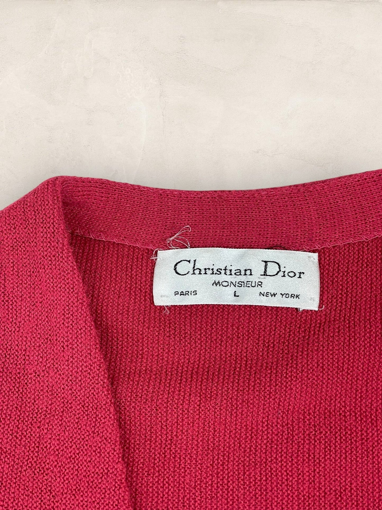 Cardigan Christian Dior Ref: 2561 - ROSE - L - amifrip - Friperie en ligne et vêtements vintage