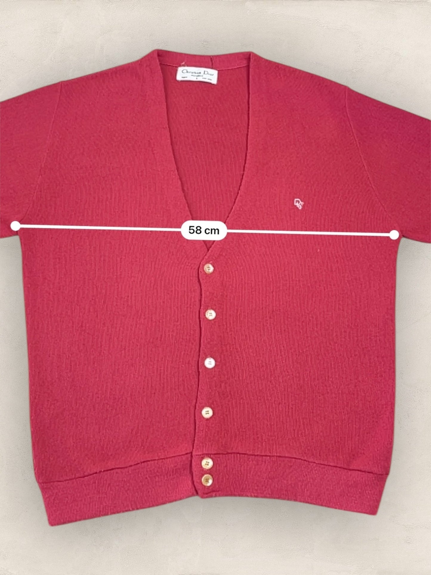 Cardigan Christian Dior Ref: 2561 - ROSE - L - amifrip - Friperie en ligne et vêtements vintage