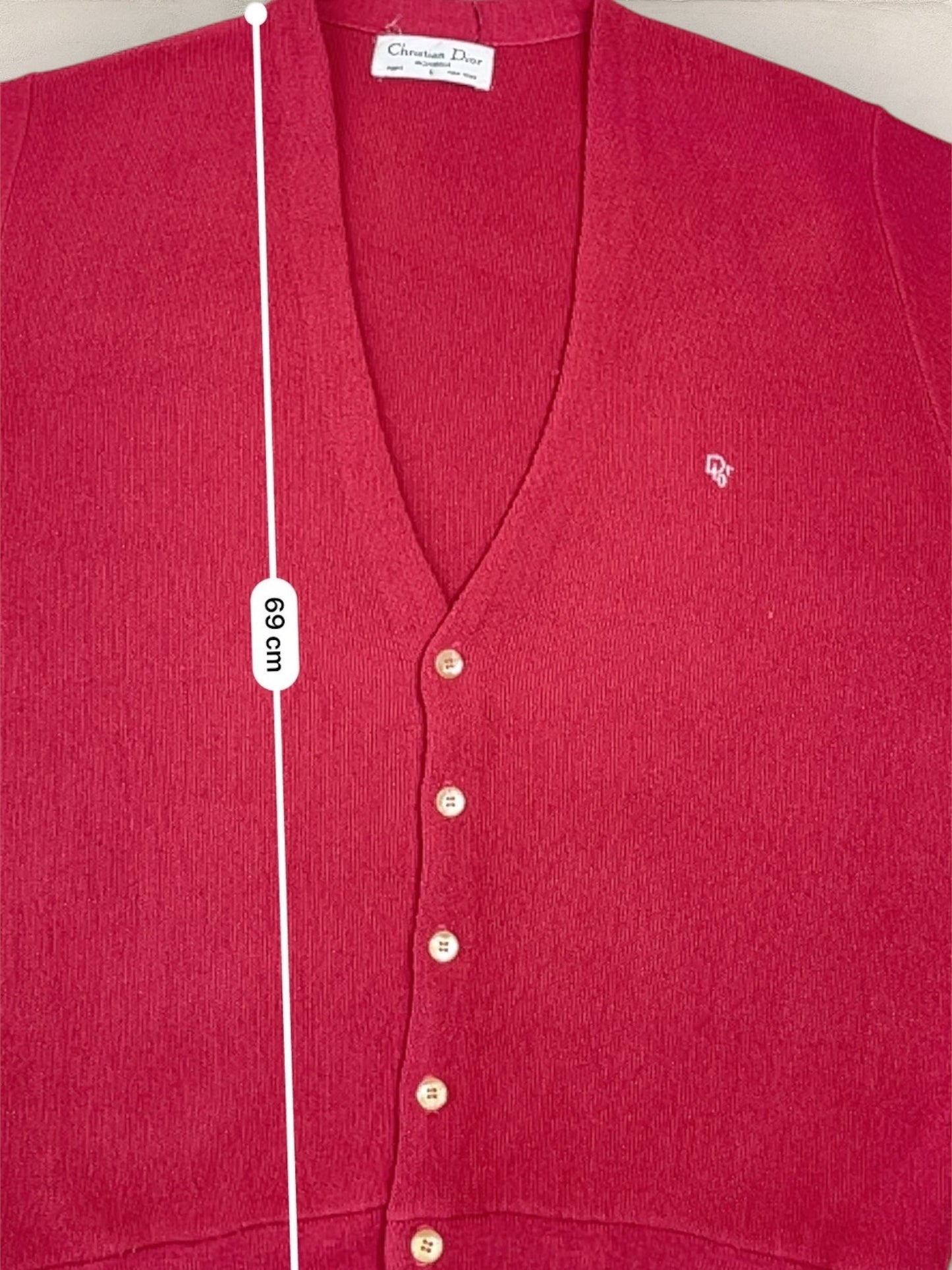 Cardigan Christian Dior Ref: 2561 - ROSE - L - amifrip - Friperie en ligne et vêtements vintage