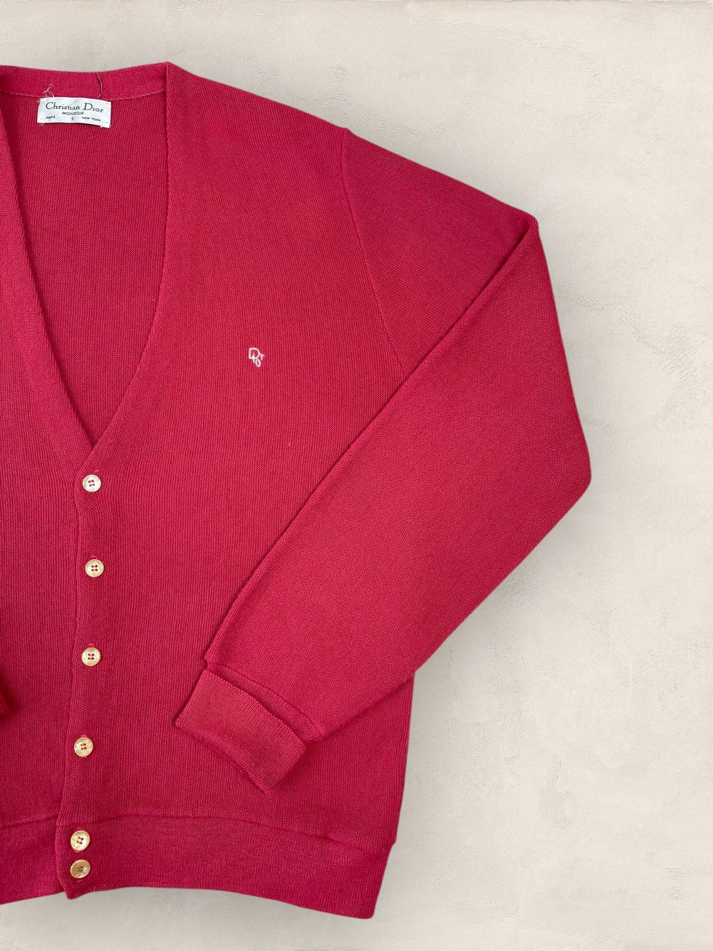 Cardigan Christian Dior Ref: 2561 - ROSE - L - amifrip - Friperie en ligne et vêtements vintage