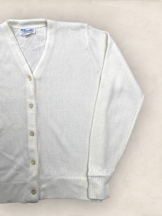 Cardigan Femme Lacoste Blanc M Ref:3168 - Blanc - M - amifrip