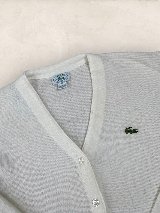 Cardigan Femme Lacoste BLANC S Ref:2859 - BLANC - S - amifrip - Friperie en ligne et vêtements vintage