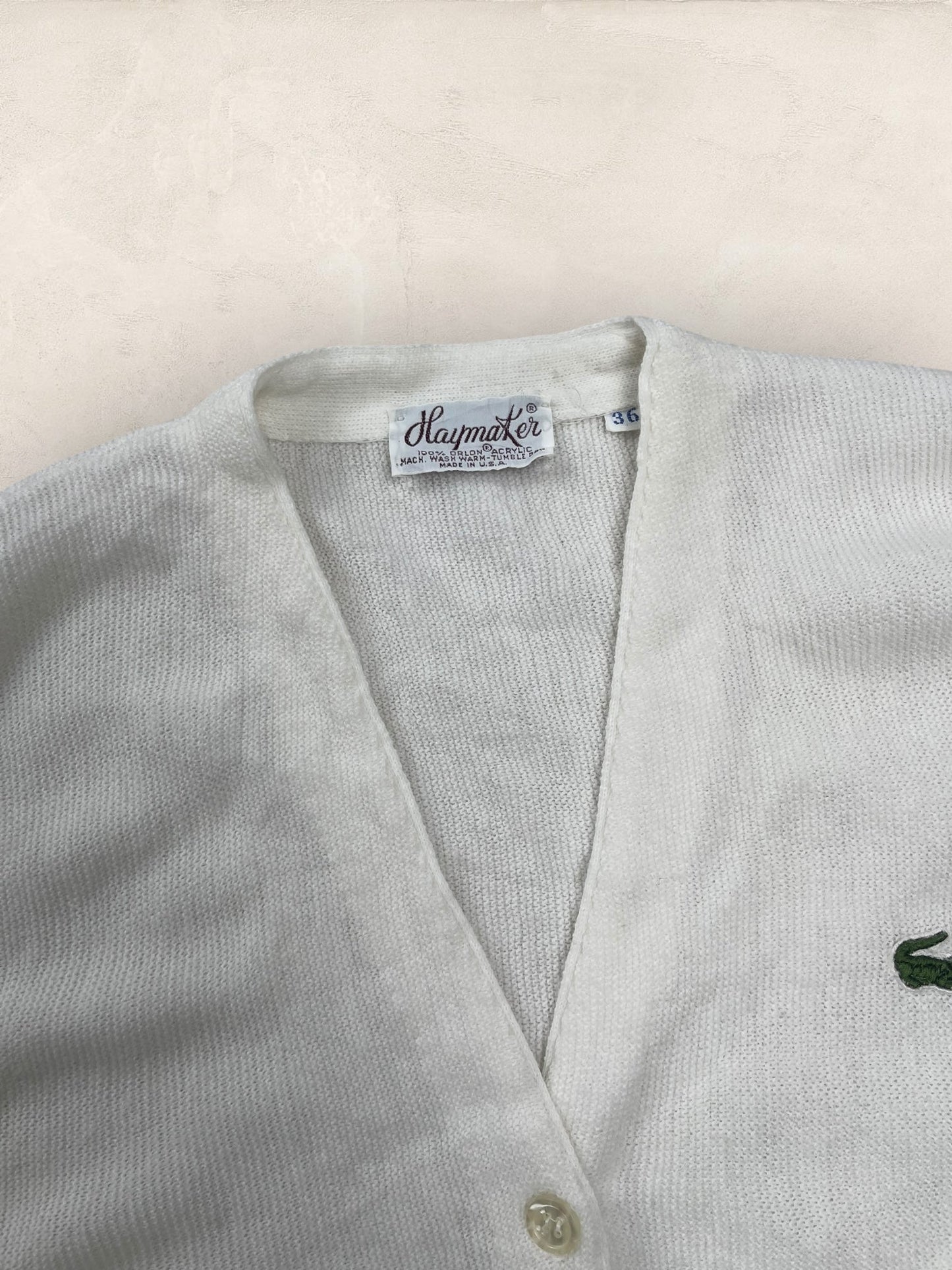 Cardigan Femme Lacoste Blanc S Ref:3100 - Blanc - S - amifrip
