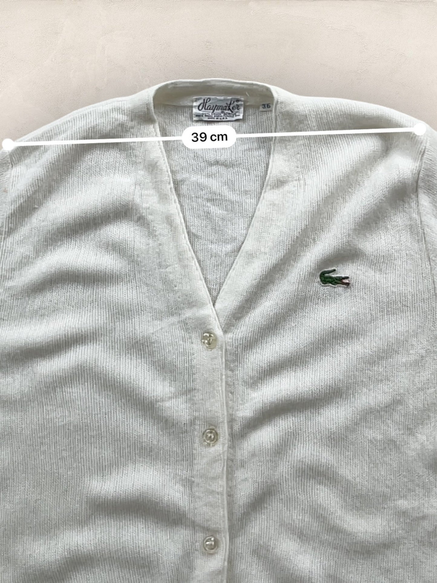 Cardigan Femme Lacoste Blanc S Ref:3100 - Blanc - S - amifrip