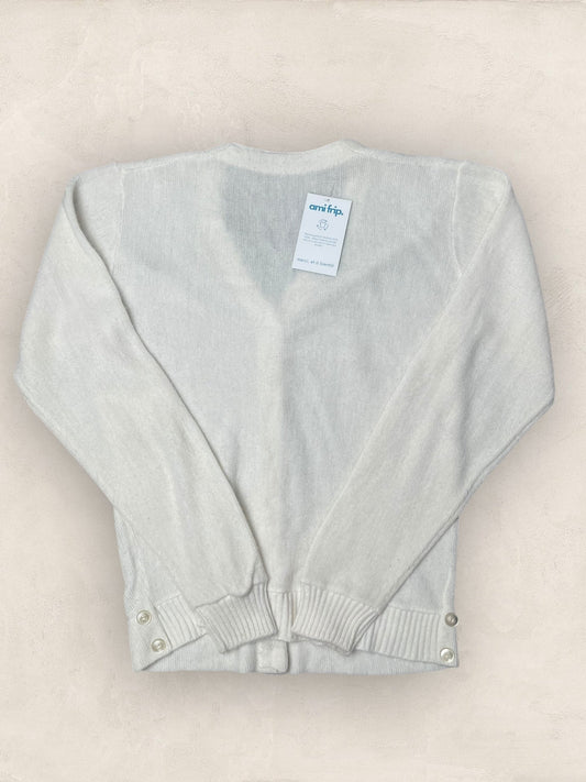 Cardigan Femme Lacoste Izod Blanc S Ref:3851 - Blanc - S - amifrip