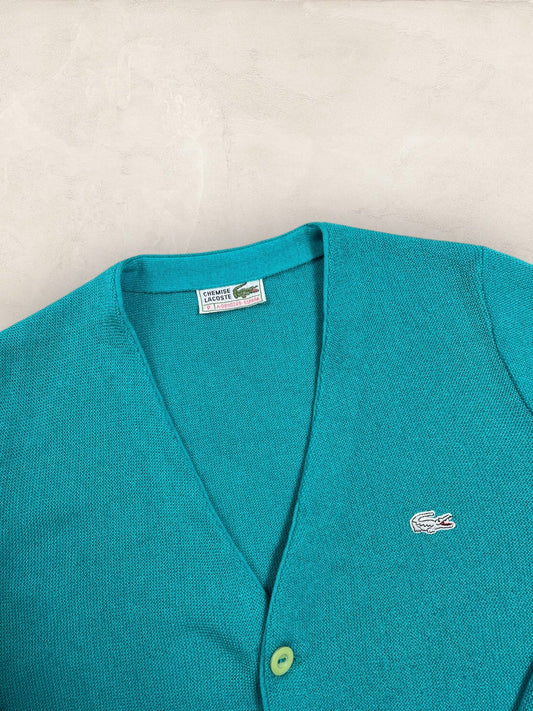 Cardigan Femme Lacoste Vert S Ref:3050 - Vert - S - amifrip - Friperie en ligne et vêtements vintage