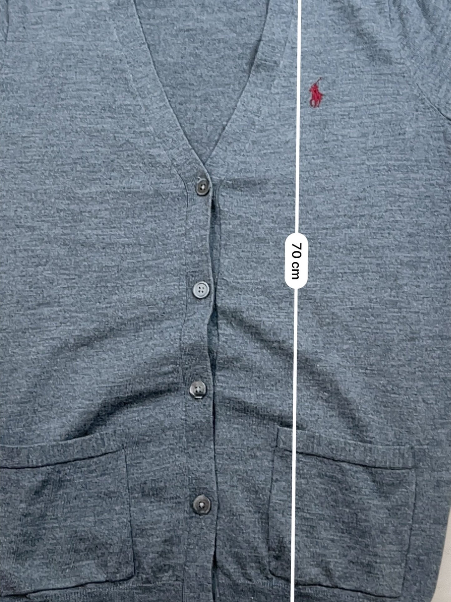 Cardigan Femme Ralph Lauren Gris M Ref:3433 - Gris - M - amifrip