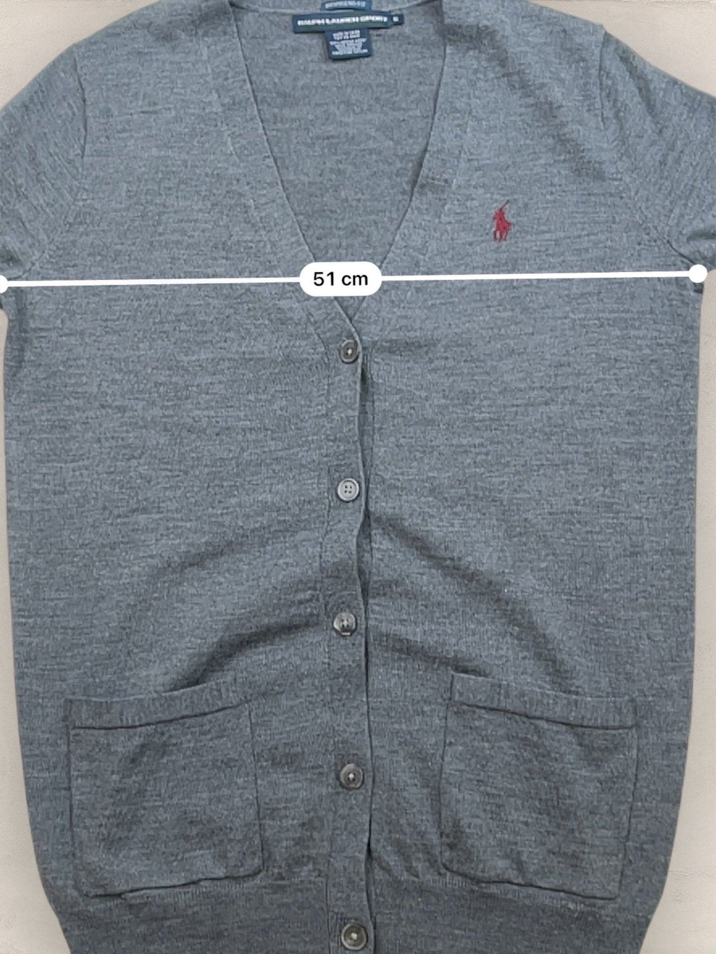 Cardigan Femme Ralph Lauren Gris M Ref:3433 - Gris - M - amifrip