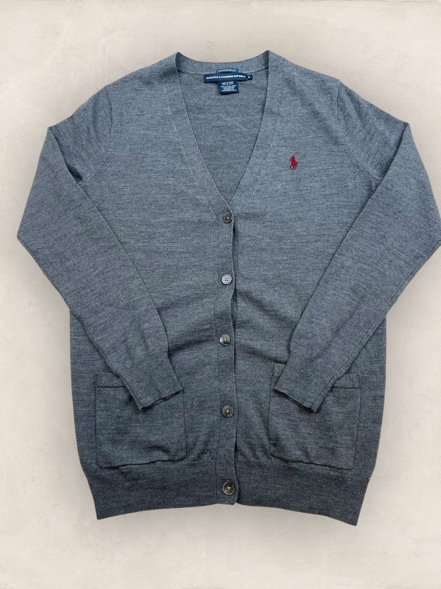Cardigan Femme Ralph Lauren Gris M Ref:3433 - Gris - M - amifrip