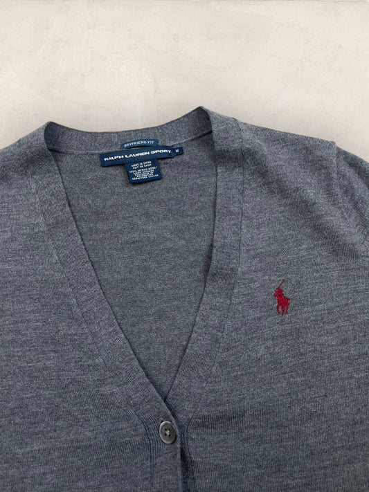 Cardigan Femme Ralph Lauren Gris M Ref:3433 - Gris - M - amifrip