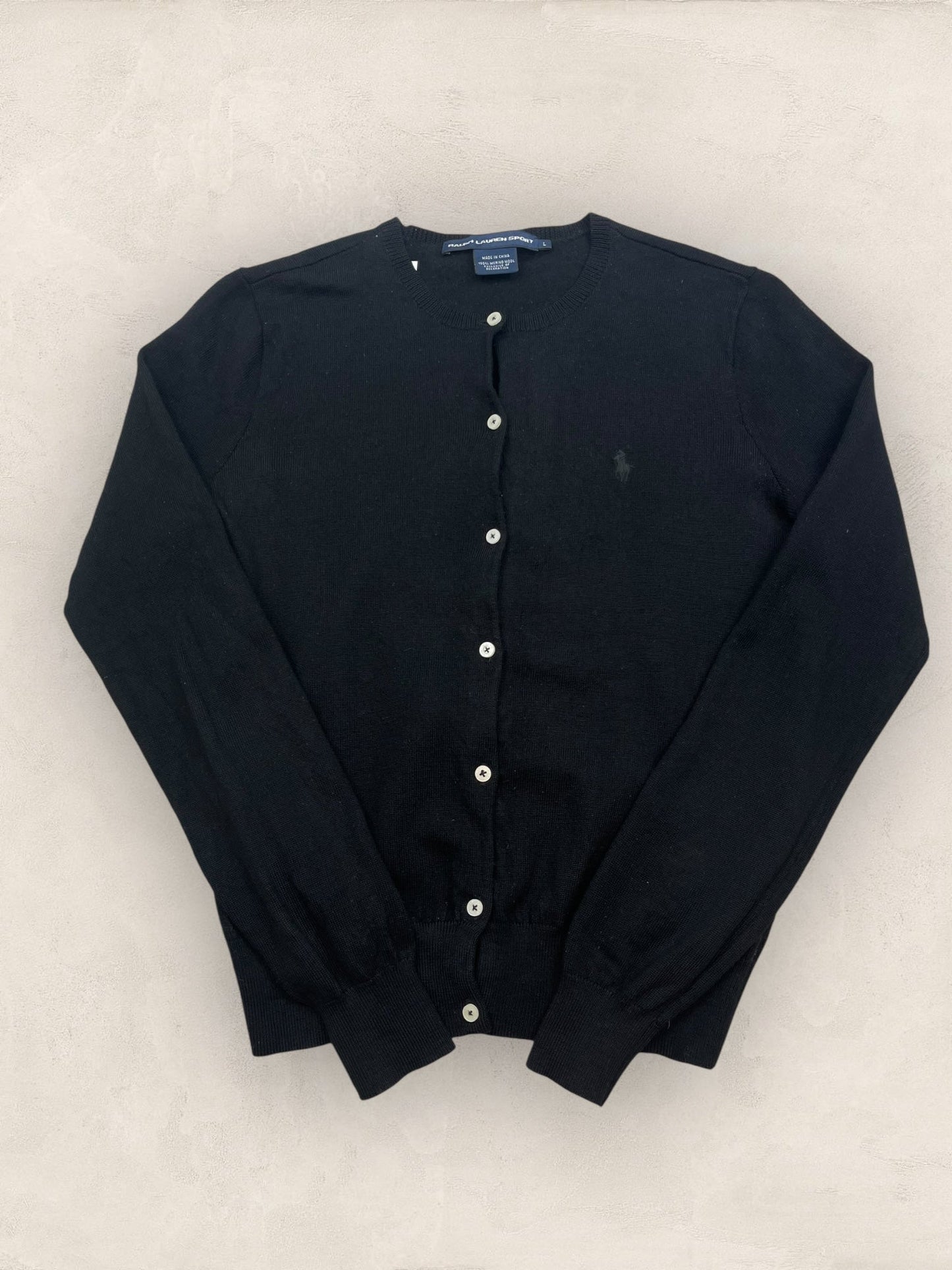 Cardigan Femme Ralph Lauren Noir L Ref:3413 - Noir - L - amifrip