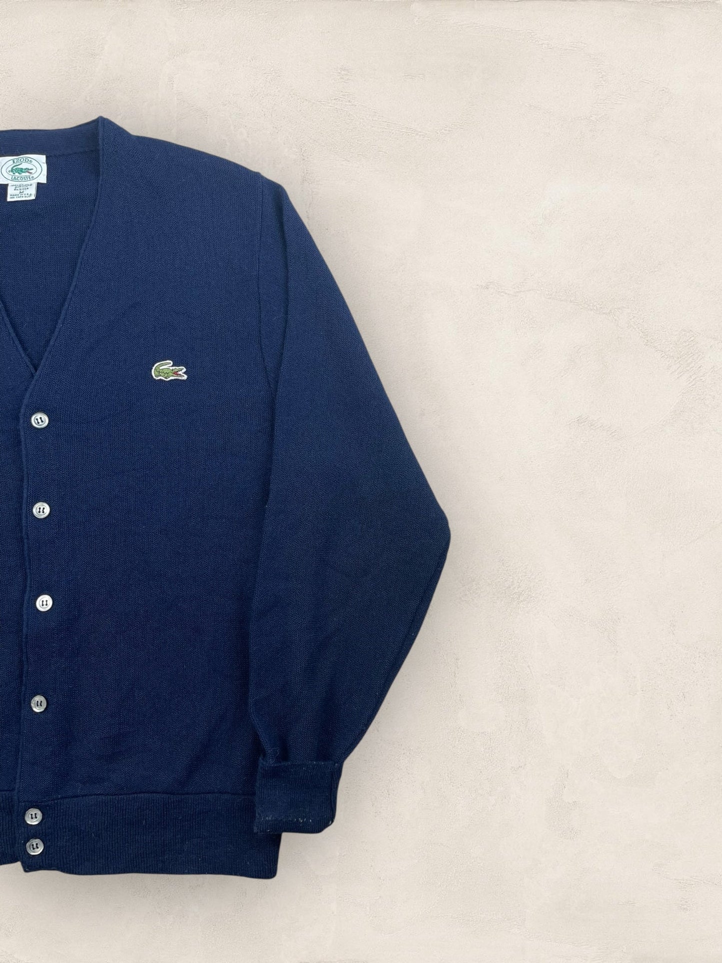 Cardigan Homme IZOD Lacoste Bleu Marine M Ref:3312 - Bleu Marine - M - amifrip