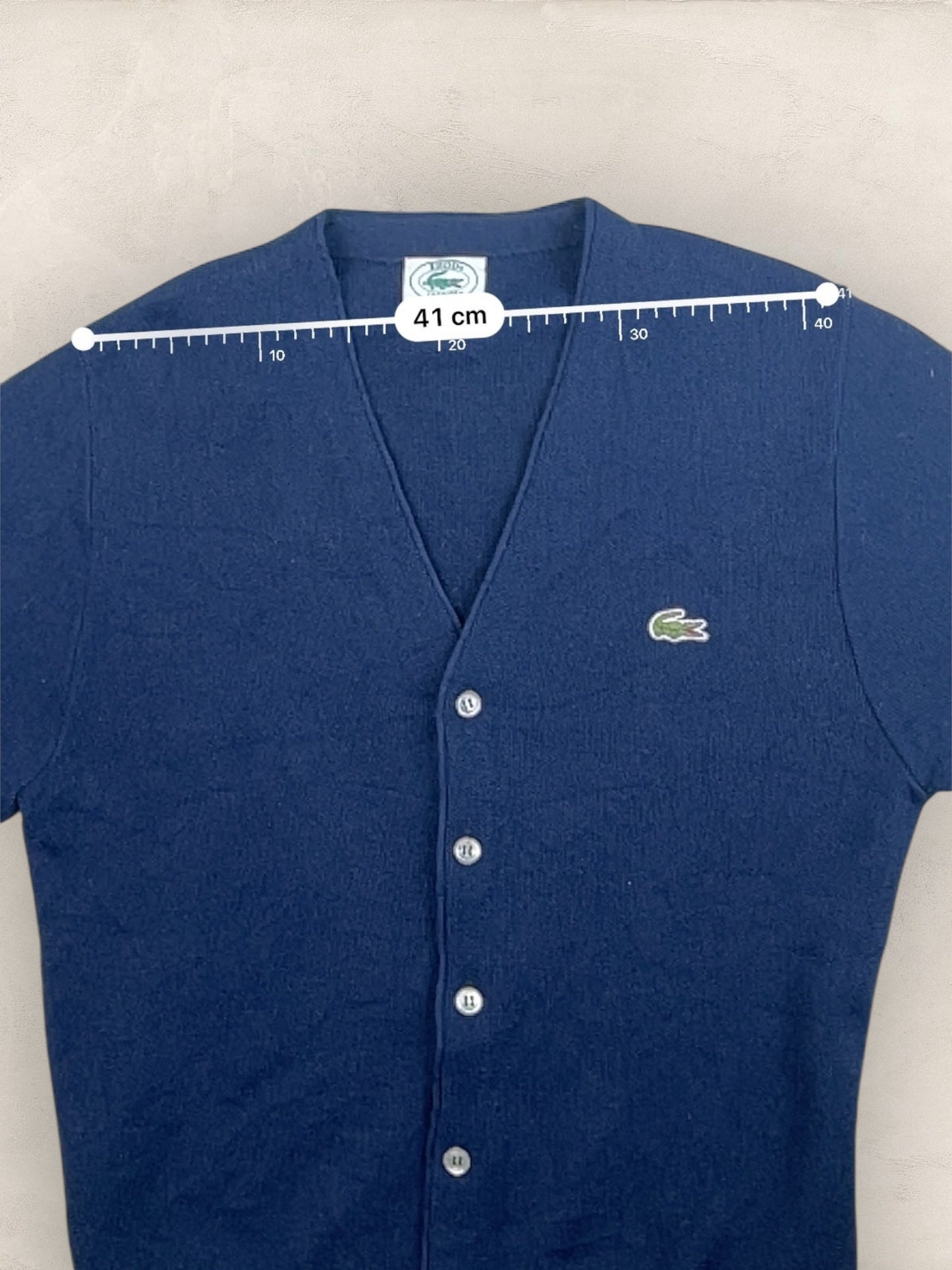 Cardigan Homme IZOD Lacoste Bleu Marine M Ref:3312 - Bleu Marine - M - amifrip