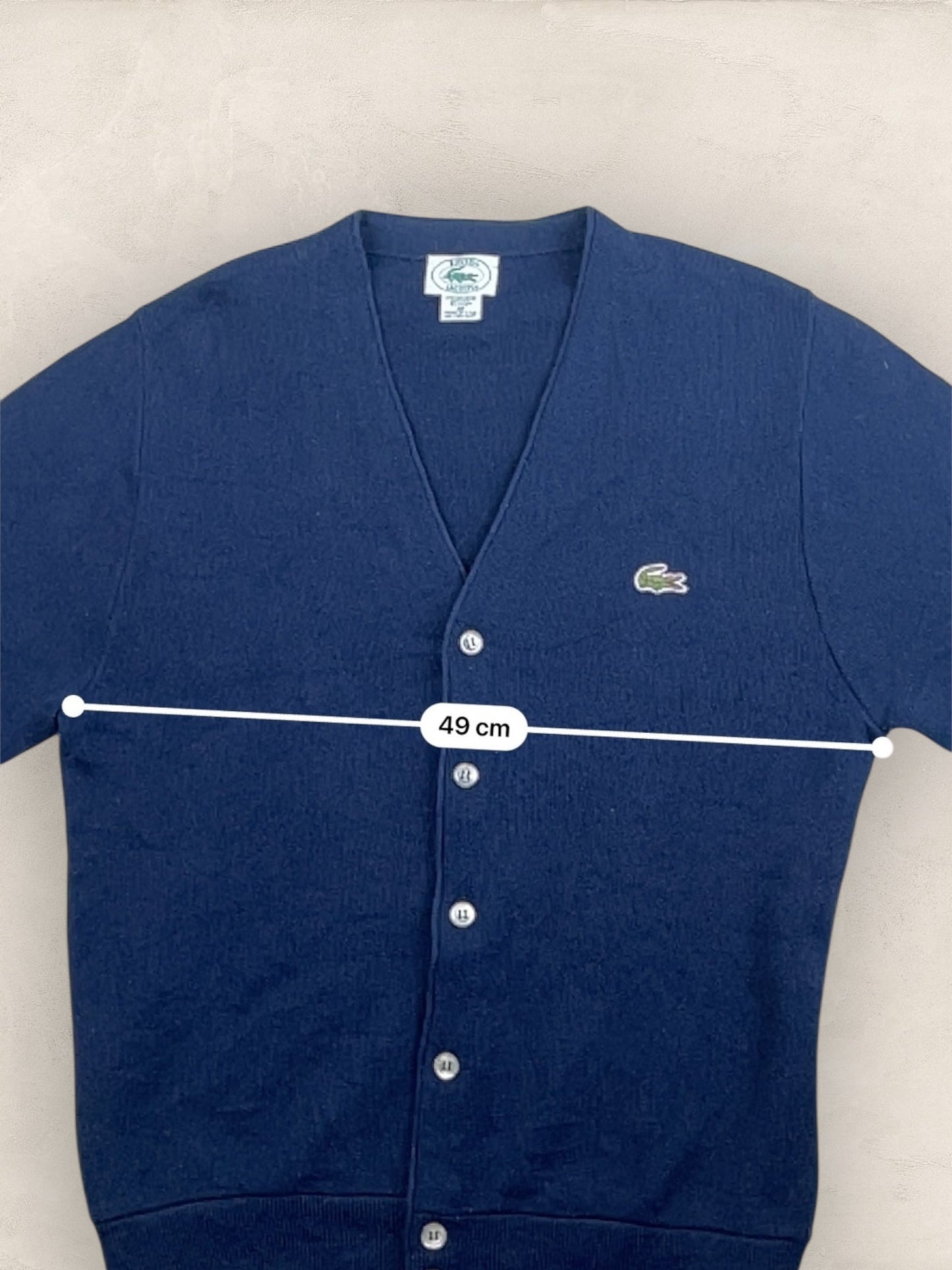 Cardigan Homme IZOD Lacoste Bleu Marine M Ref:3312 - Bleu Marine - M - amifrip