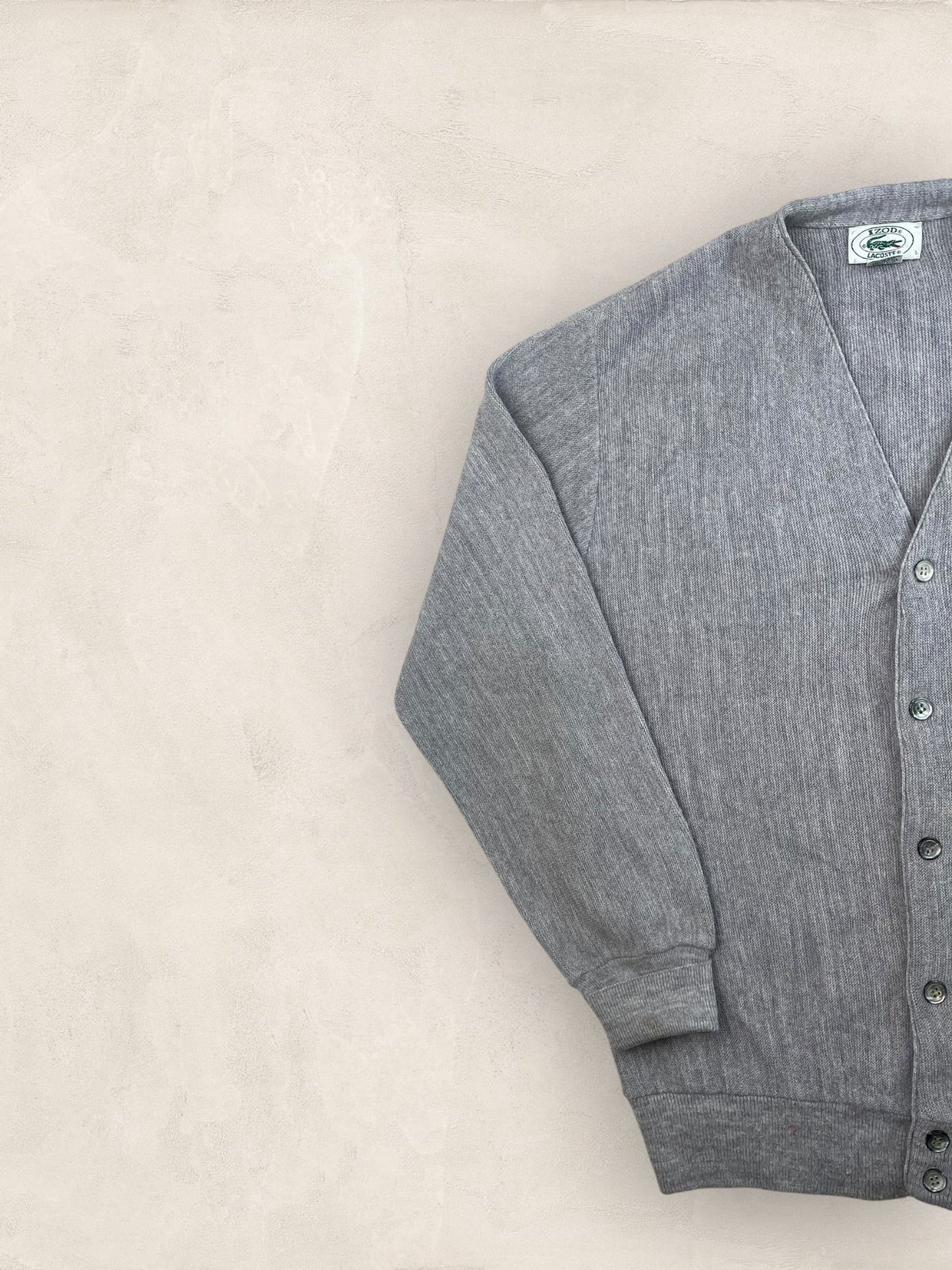 Cardigan Homme IZOD Lacoste Gris S Ref:3311 - Gris - S - amifrip