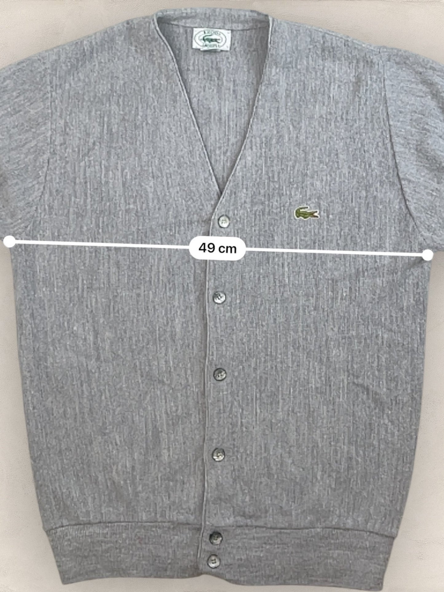 Cardigan Homme IZOD Lacoste Gris S Ref:3311 - Gris - S - amifrip