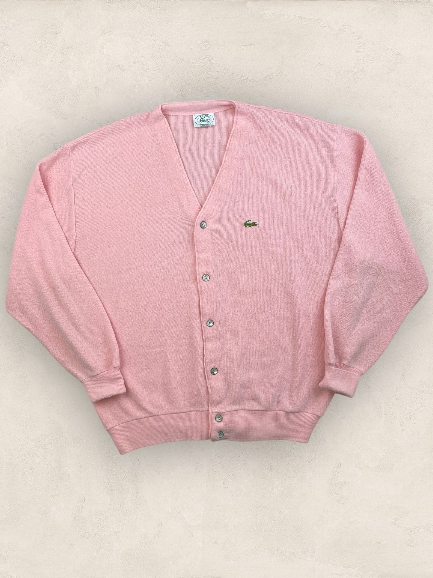 Cardigan Homme IZOD Lacoste Rose XL Ref:3318 - Rose - XL - amifrip