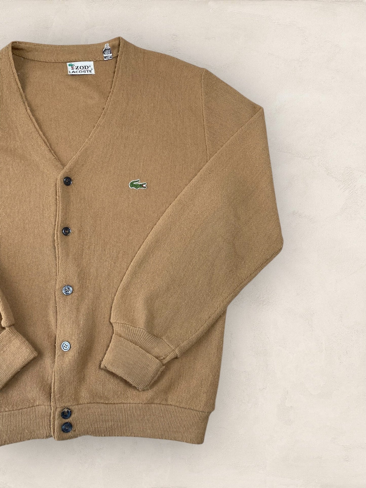Cardigan Homme Lacoste BEIGE M Ref:2850 - BEIGE - M - amifrip - Friperie en ligne et vêtements vintage