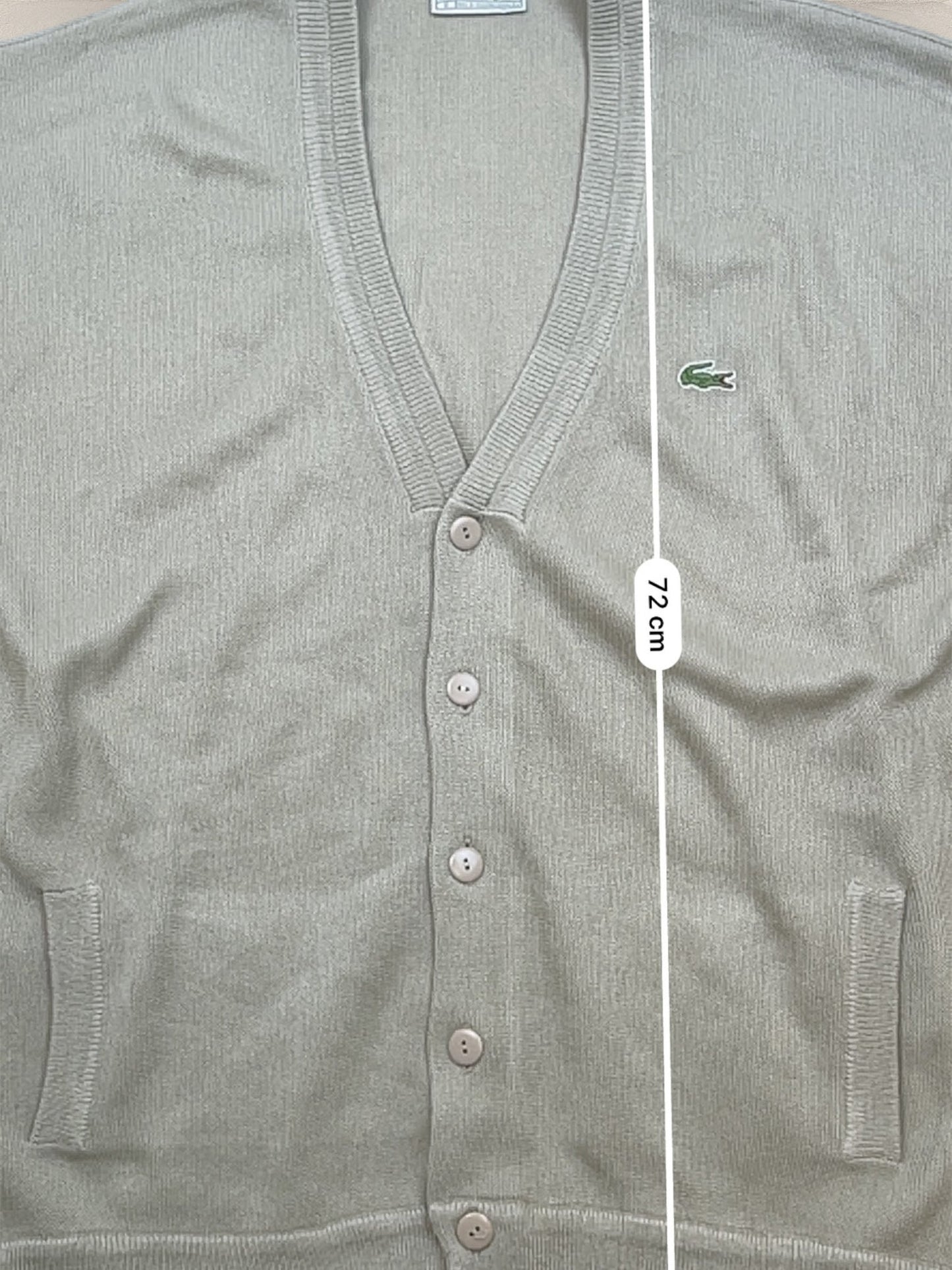 Cardigan Homme Lacoste Beige XL Ref:3370 - Beige - XL - amifrip
