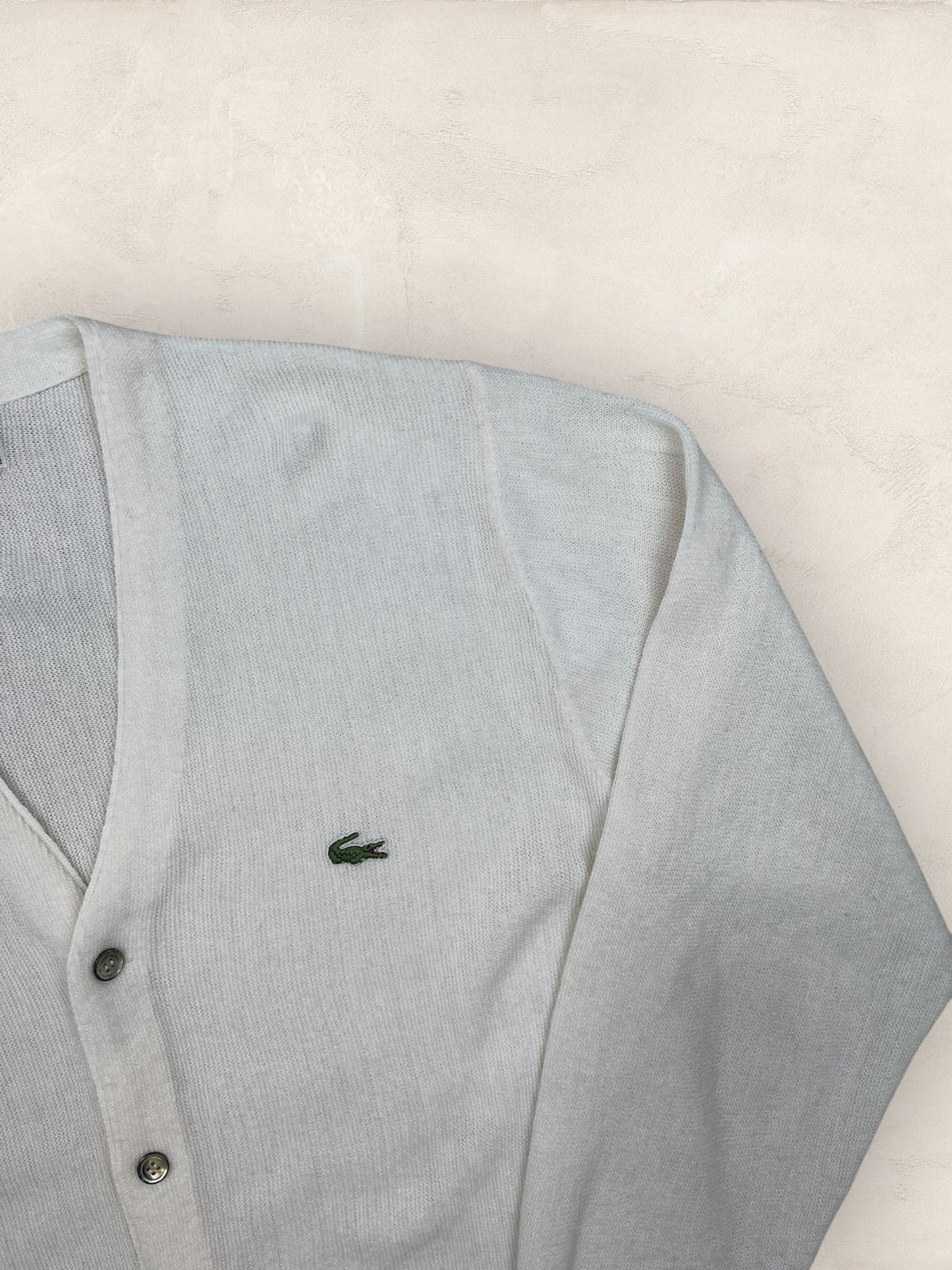 Cardigan Homme Lacoste Blanc L Ref:3384 - Blanc - L - amifrip