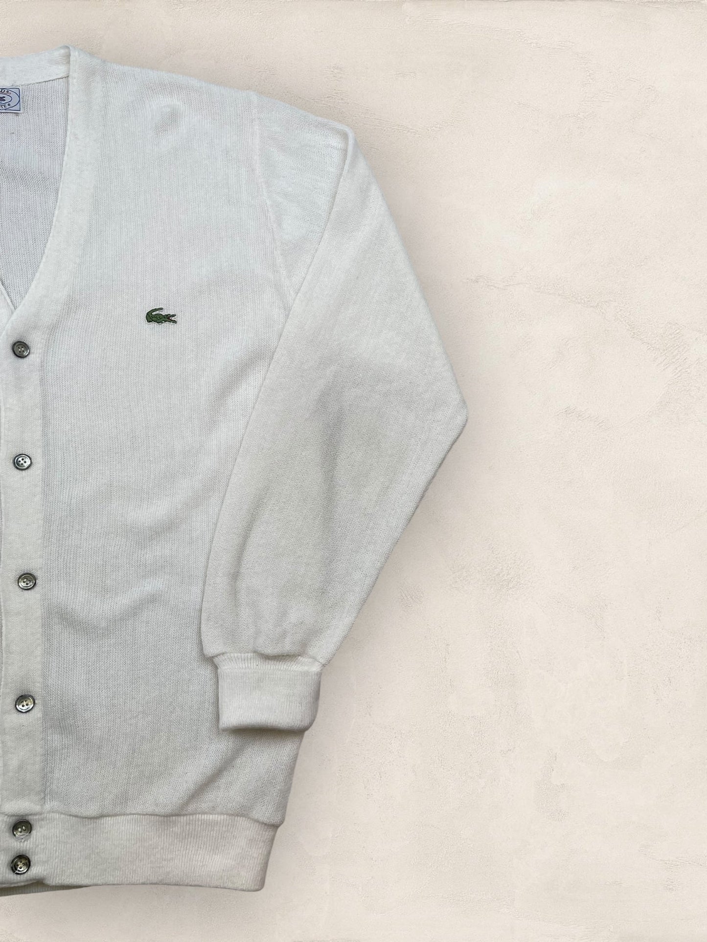 Cardigan Homme Lacoste Blanc L Ref:3384 - Blanc - L - amifrip