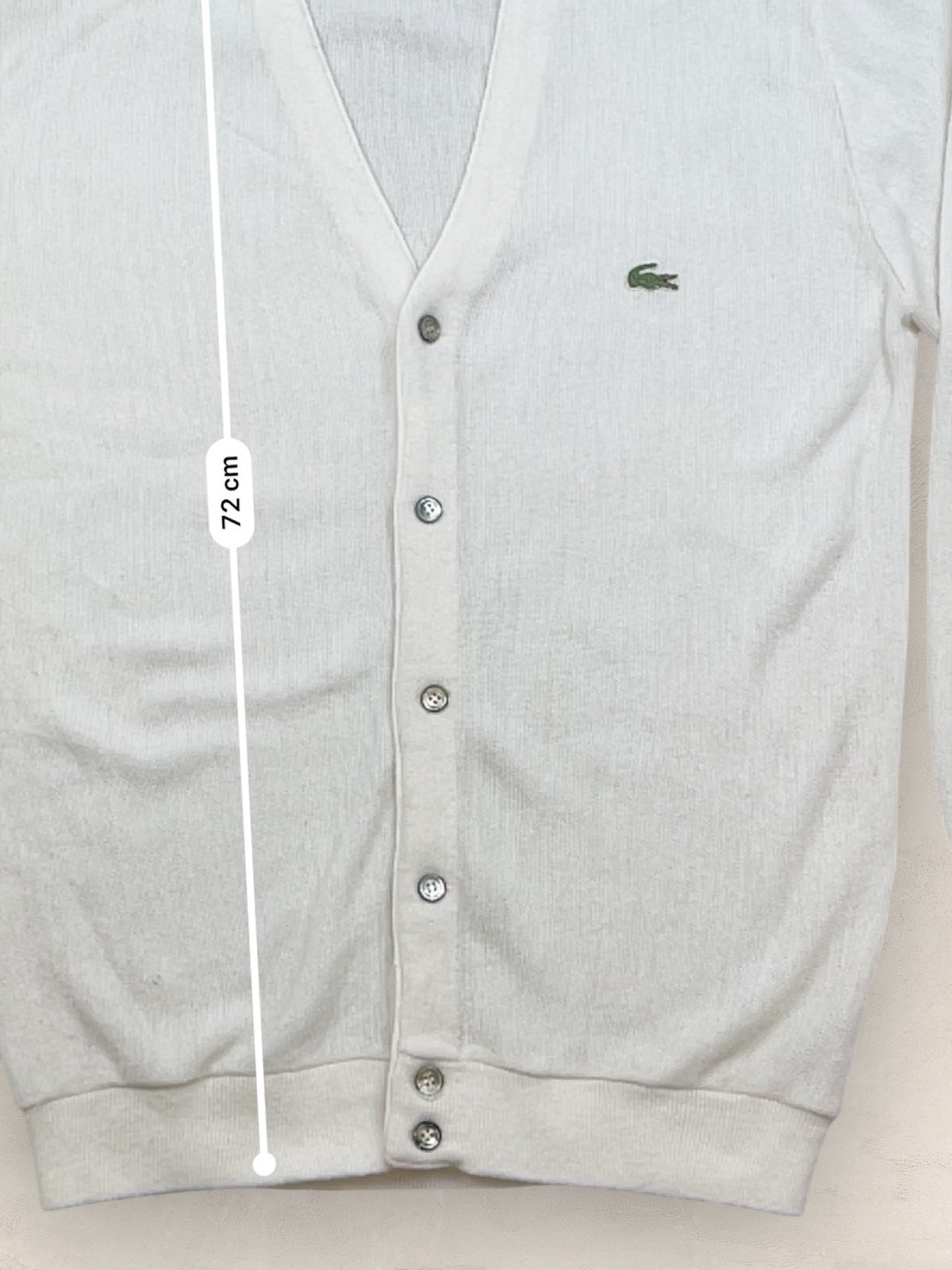 Cardigan Homme Lacoste Blanc L Ref:3384 - Blanc - L - amifrip