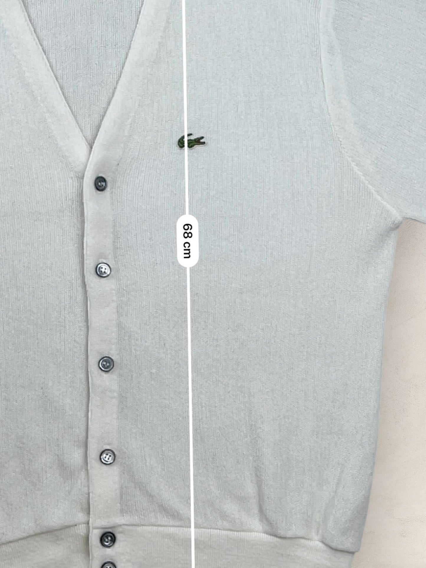 Cardigan Homme Lacoste Blanc M Ref:3152 - Blanc - M - amifrip