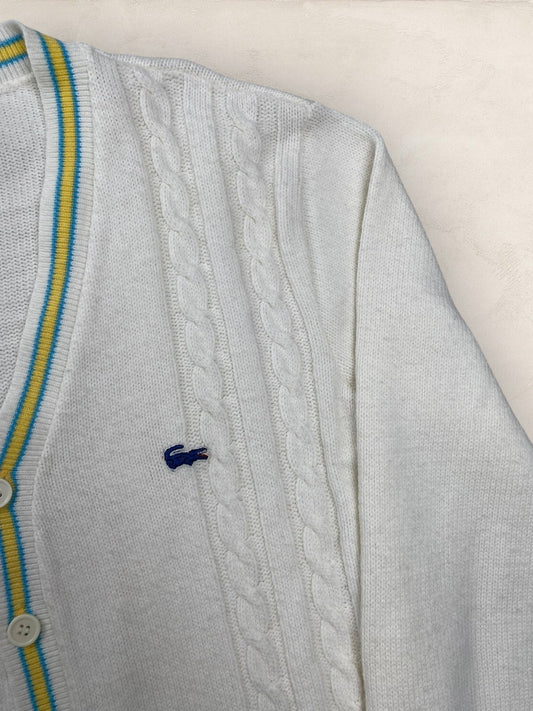 Cardigan Homme Lacoste Blanc M Ref:3176 - Blanc - M - amifrip