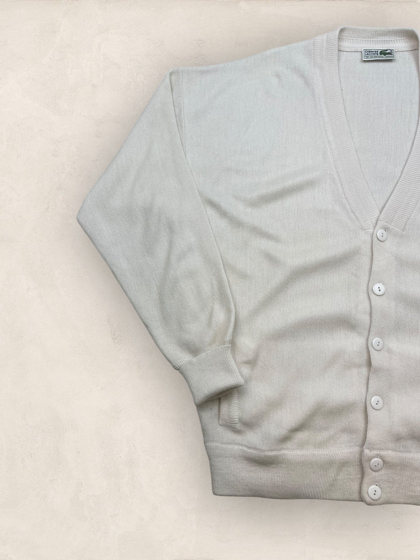 Cardigan Homme Lacoste Blanc M Ref:3374 - Blanc - M - amifrip
