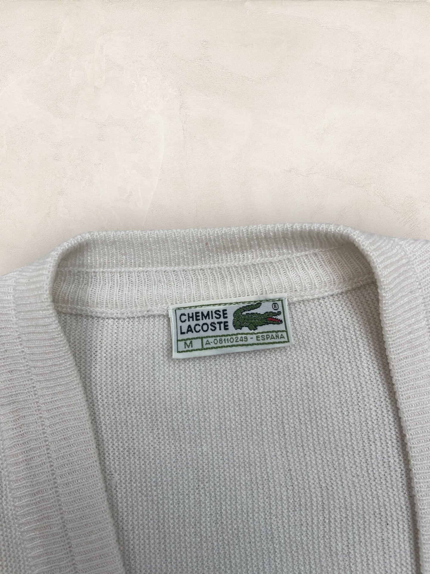 Cardigan Homme Lacoste Blanc M Ref:3374 - Blanc - M - amifrip