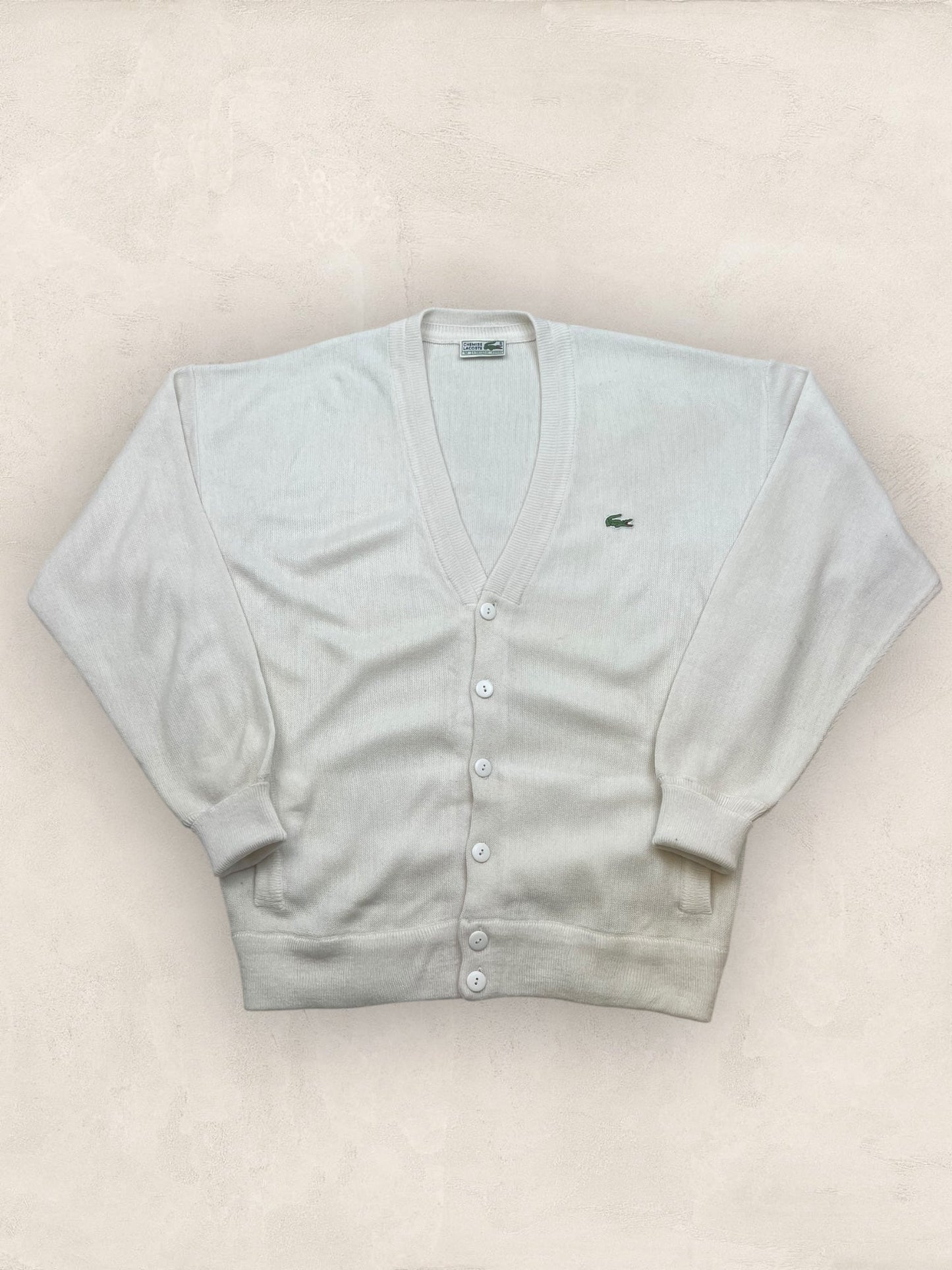 Cardigan Homme Lacoste Blanc M Ref:3374 - Blanc - M - amifrip