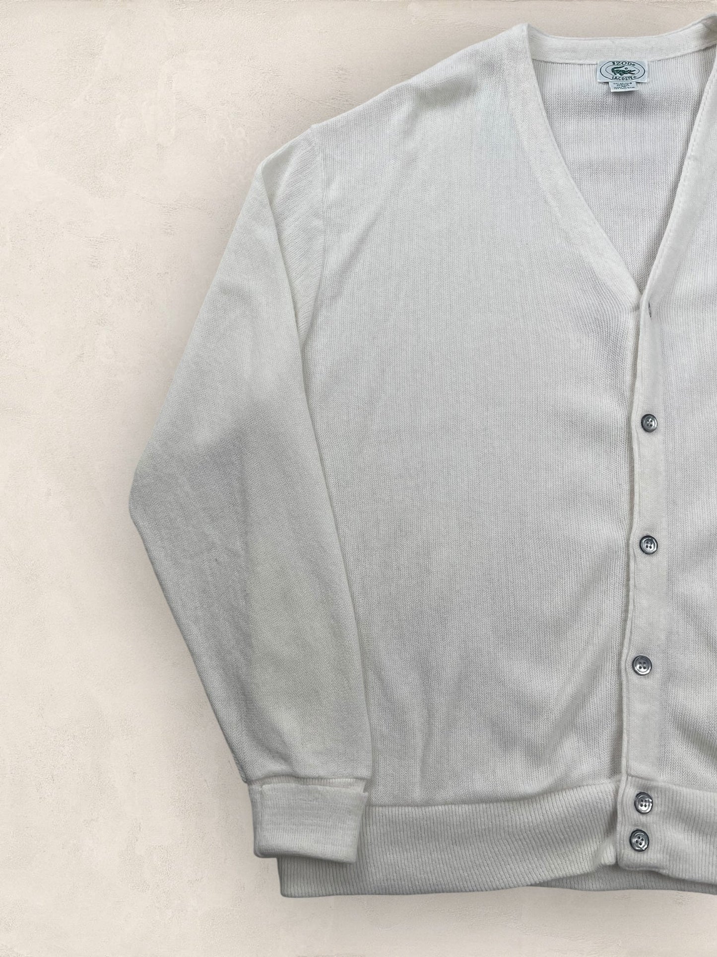 Cardigan Homme Lacoste Blanc XL Ref:3147 - Blanc - XL - amifrip