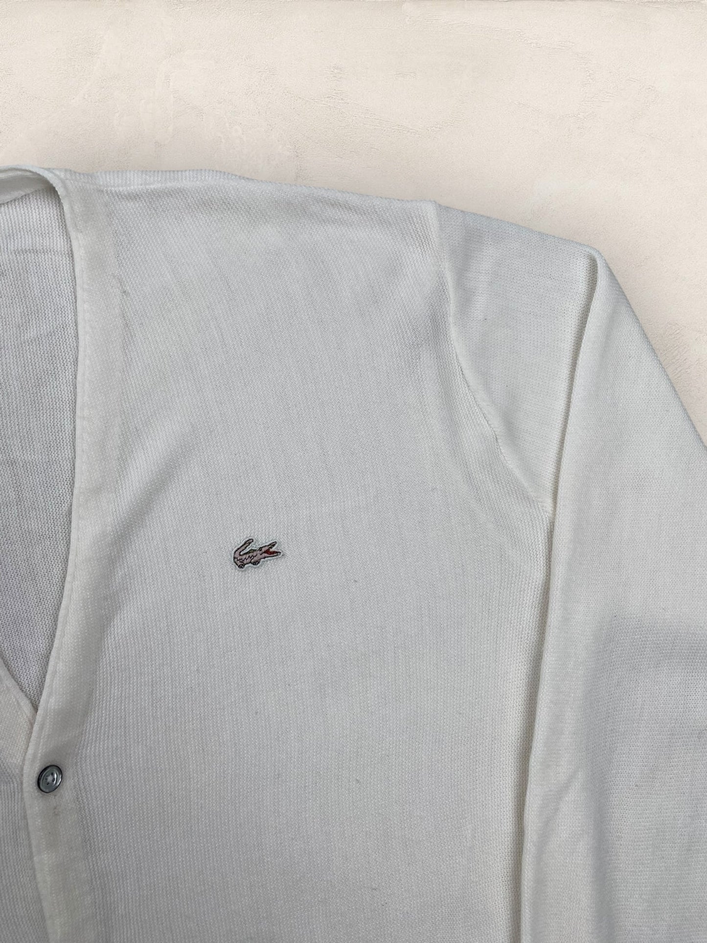 Cardigan Homme Lacoste Blanc XL Ref:3172 - Blanc - XL - amifrip