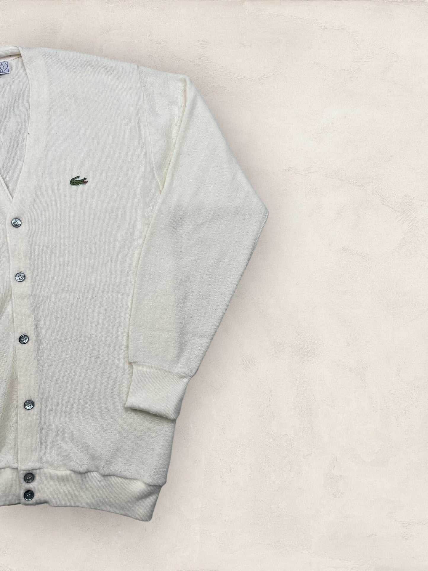 Cardigan Homme Lacoste Blanc XL Ref:3382 - Blanc - XL - amifrip