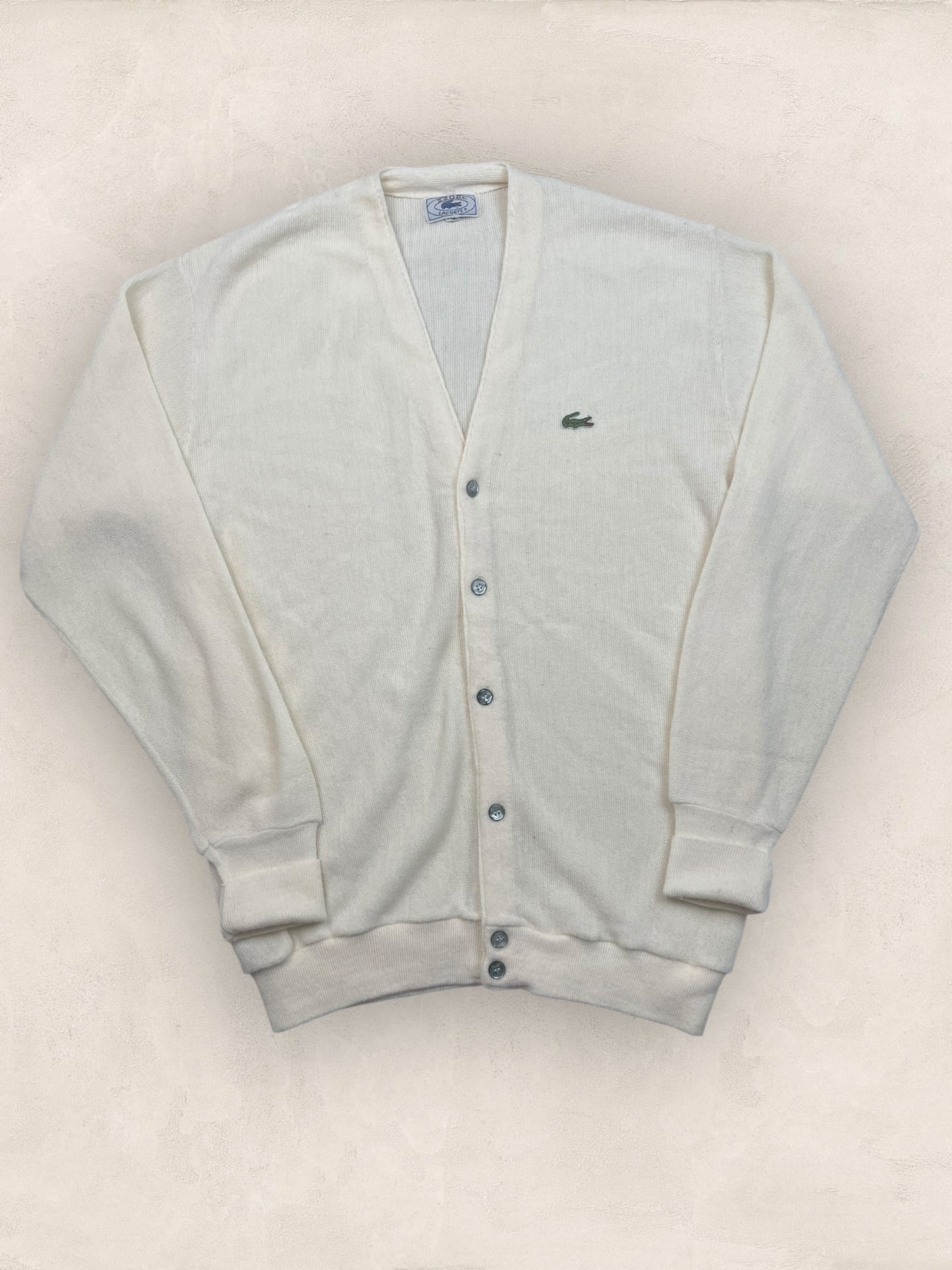 Cardigan Homme Lacoste Blanc XL Ref:3382 - Blanc - XL - amifrip